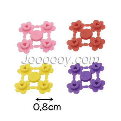 40pcs 1*1 six-peta Flower Plant MOC bricks 3742 - Image 2