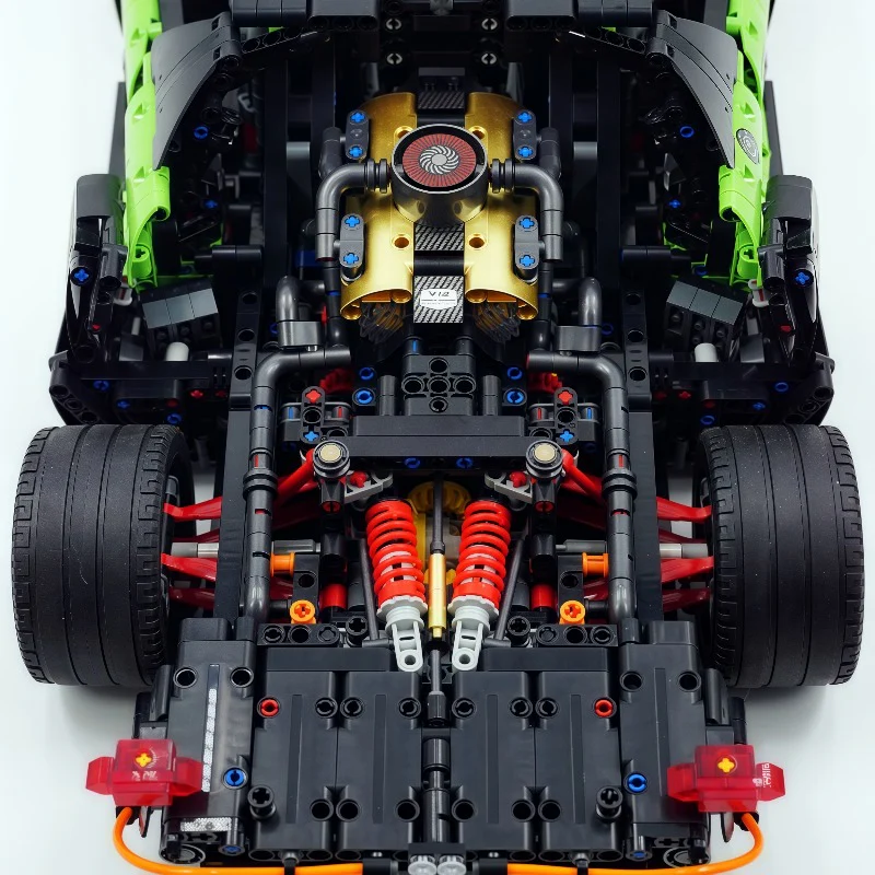 4100pcs+  Lao Liang MOC The Ultimate Lamborghini Essenza SCV12 1: 8 - Image 4