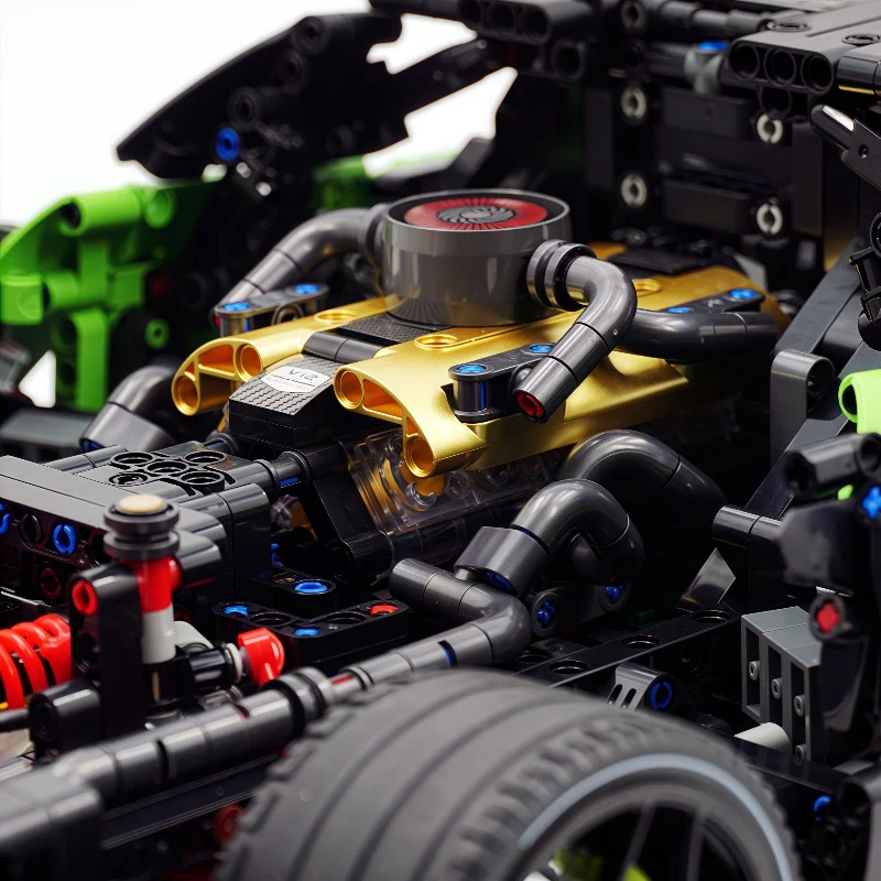 4100pcs+  Lao Liang MOC The Ultimate Lamborghini Essenza SCV12 1: 8 - Image 6