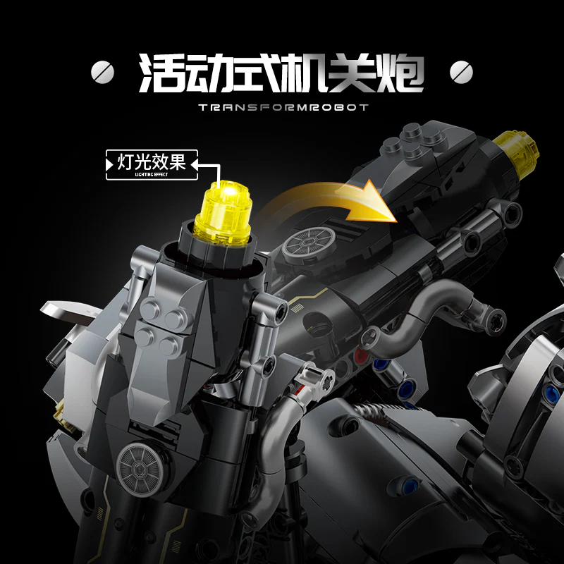 4160 pcs GULY 80501 Transformrobot - Image 4