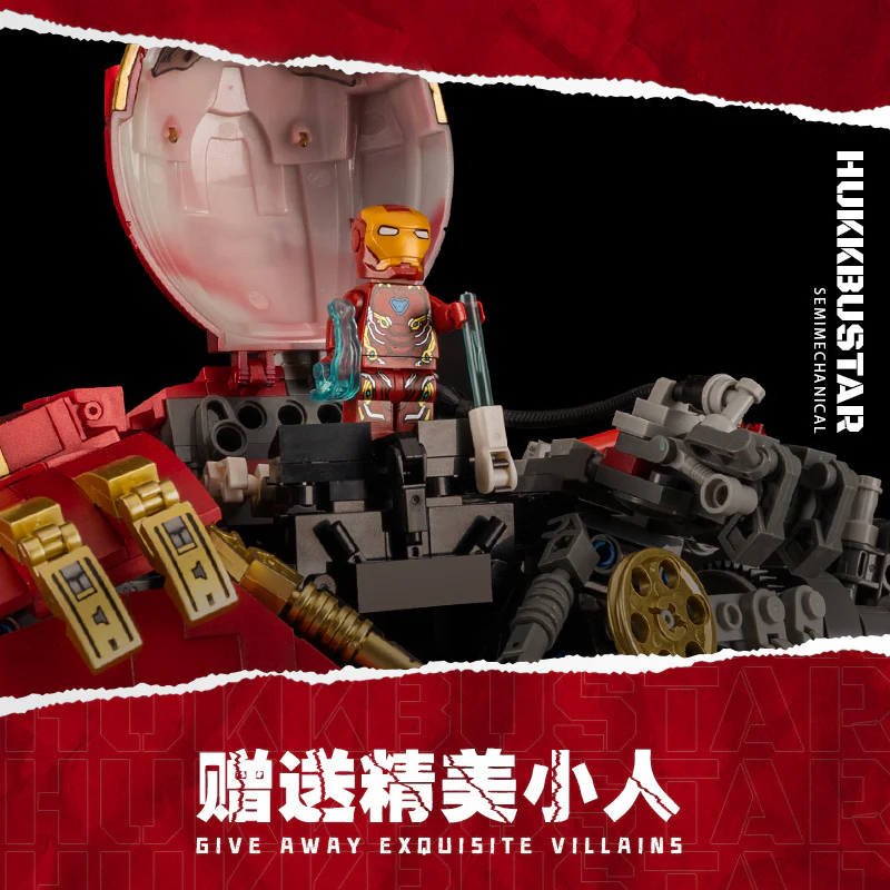 4183PCS KBOX K10513 Anti-Hulk MK44 Semi-perspective Mecha - Image 3