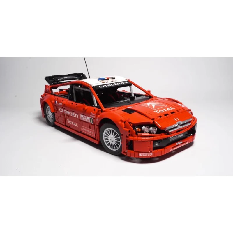 4189pcs MOC-92925 Citroen C4 WRC 2008 Monte Carlo 1:8 Scale Sebastien Loeb - Image 2