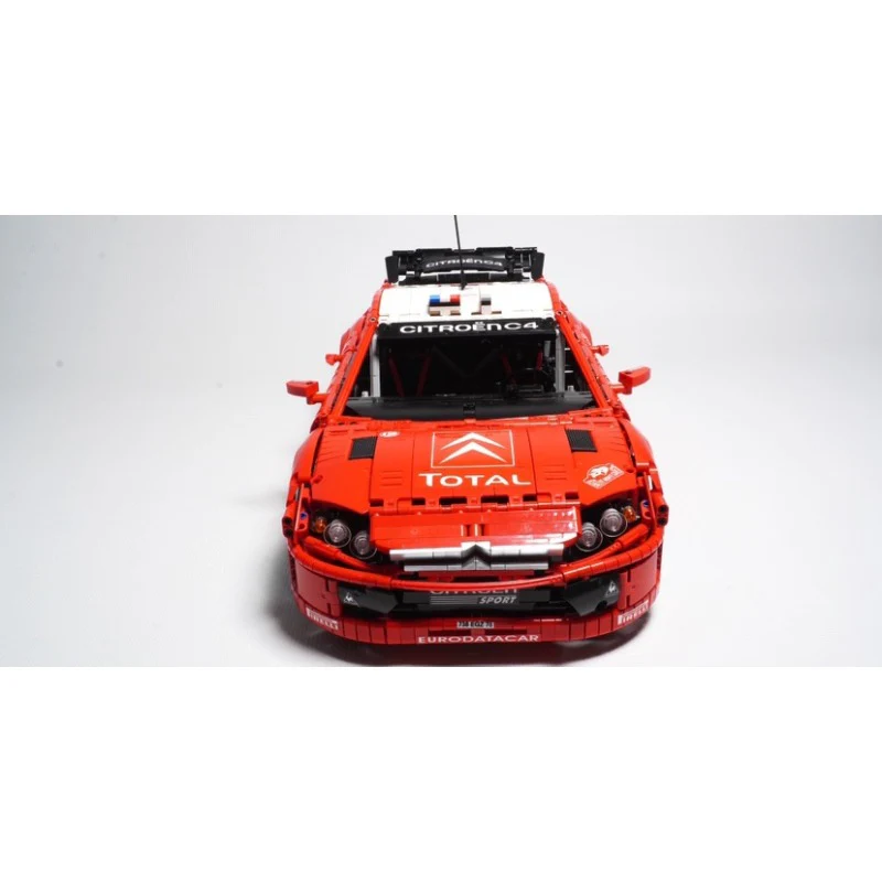 4189pcs MOC-92925 Citroen C4 WRC 2008 Monte Carlo 1:8 Scale Sebastien Loeb - Image 3