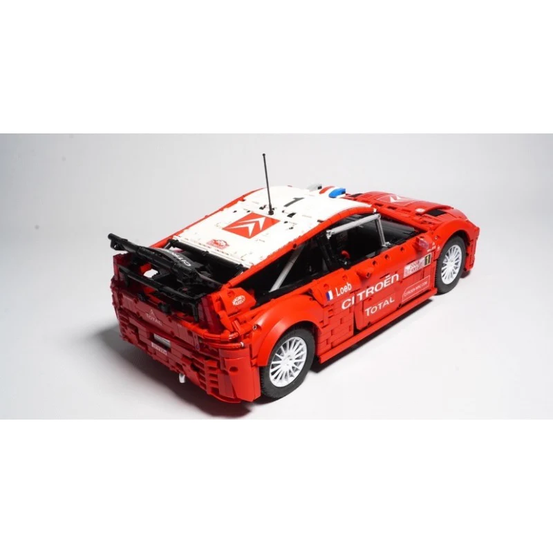 4189pcs MOC-92925 Citroen C4 WRC 2008 Monte Carlo 1:8 Scale Sebastien Loeb - Image 4