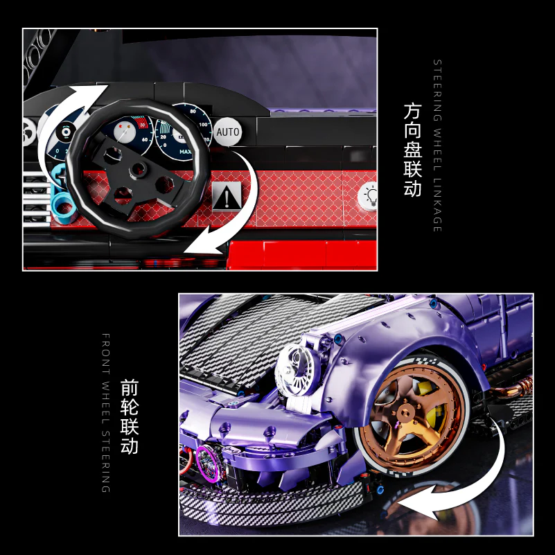 4190 pcs kbox 10544 964-UV Porsche modified version 1:8 - Image 2