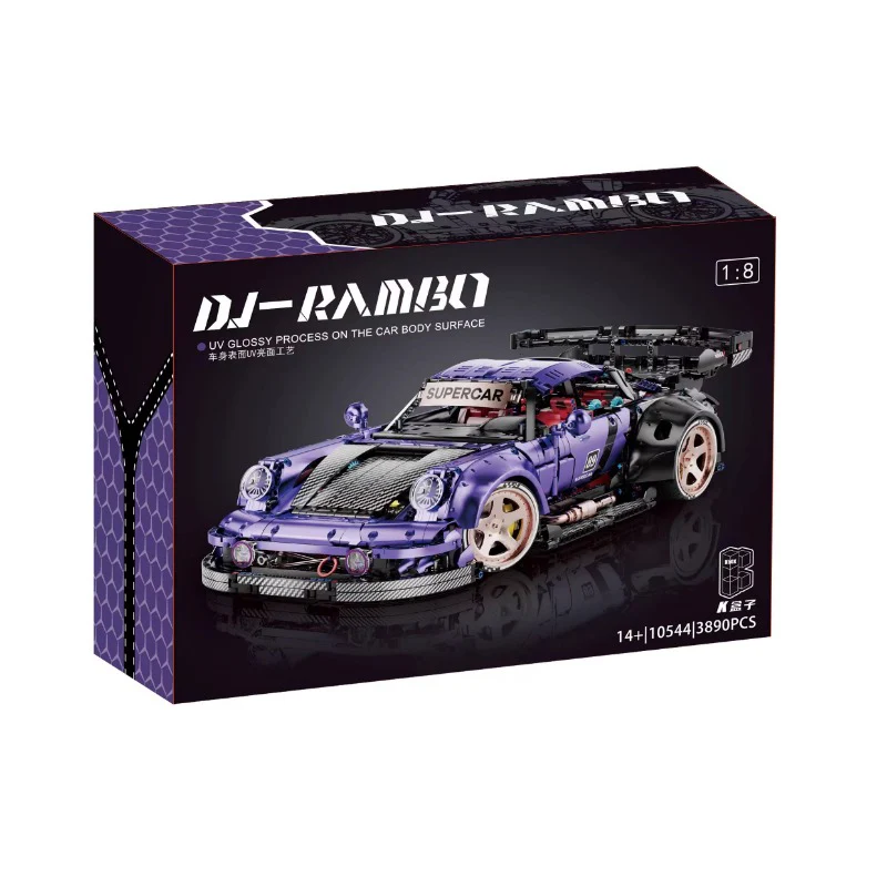 4190 pcs kbox 10544 964-UV Porsche modified version 1:8 - Image 7
