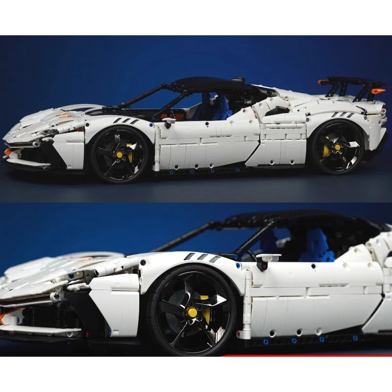 4200+pcs Lao Liang MOC - Supercar No. 02 1:8 static version - Image 2