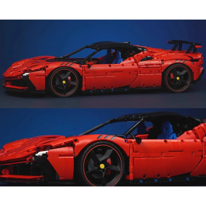4200+pcs Lao Liang MOC - Supercar No. 02 1:8 static version - Image 3