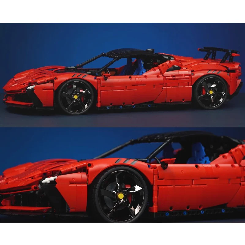 4200+pcs Lao Liang MOC - Supercar No. 02 1:8 static version - Image 4