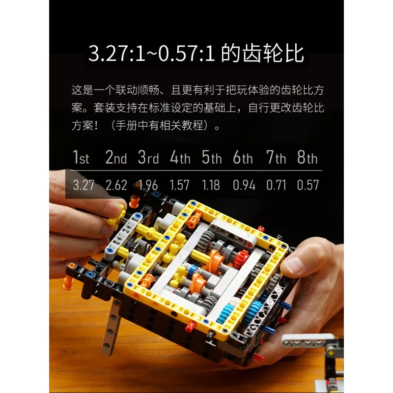 4200+pcs Lao Liang MOC - Supercar No. 02 1:8 static version - Image 6