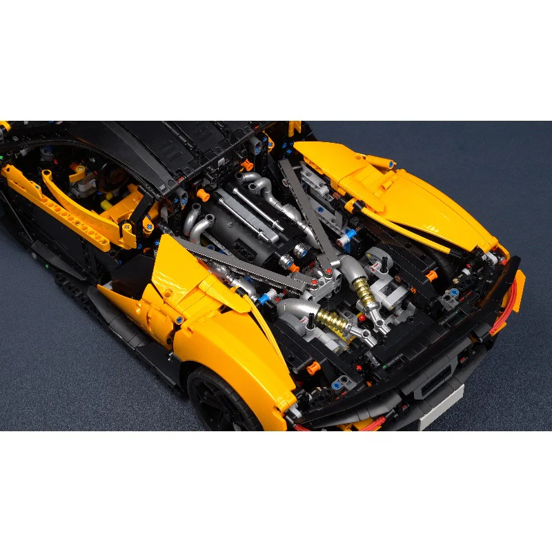 4200+pcs Lao Liang MOC - Supercar No. 03 1:8 static version - Image 5