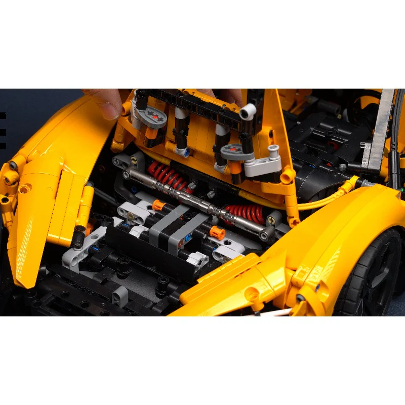 4200+pcs Lao Liang MOC - Supercar No. 03 1:8 static version - Image 6