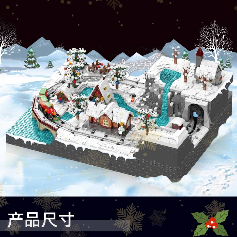 4232 PCS Mouldking 12029 Christmas Train Paradise (Dynamic Version) - Image 6