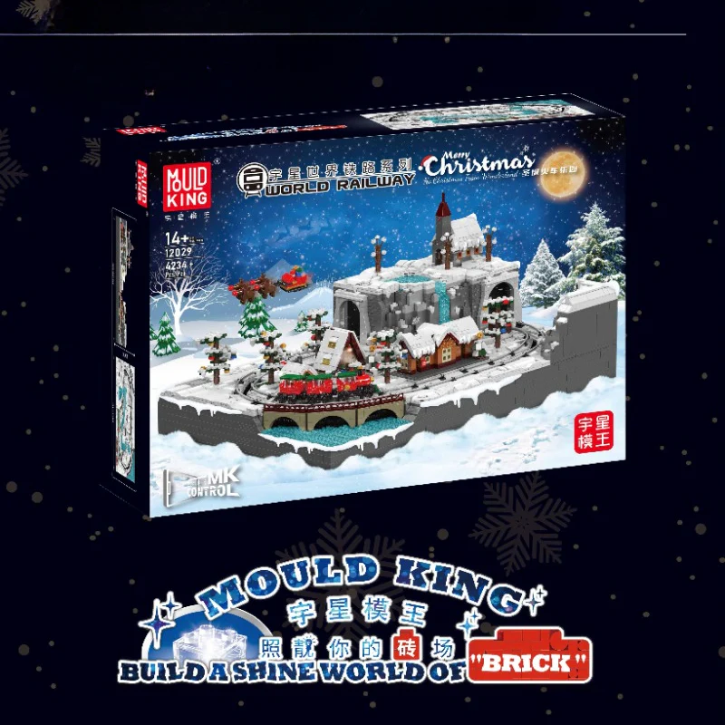 4232 PCS Mouldking 12029 Christmas Train Paradise (Dynamic Version) - Image 8