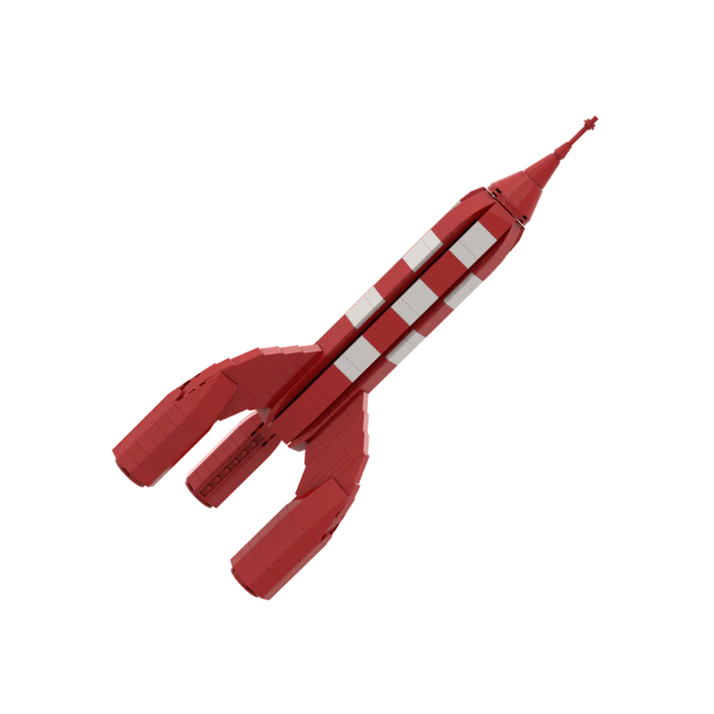 427pcs MOC-111429 Tintin Moon Rocket - Image 2
