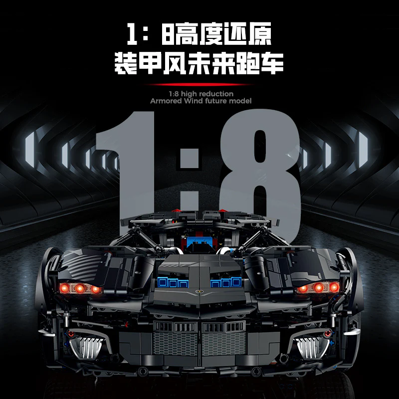 4290pcs GULY 10618 Batman Armored Lamborghini Aventador Car - Image 2