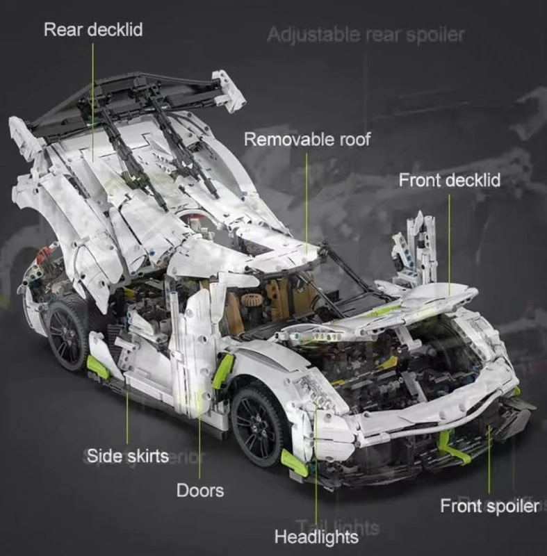 4346 PCS CADA C61048 Fantasma Sports Car - Image 3