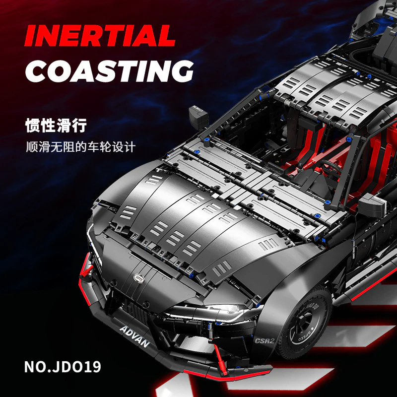 4399 pcs XJD JD019 Toyota Supra  1:8 - Image 3