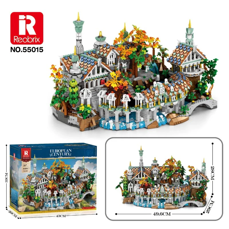 4406pcs Reobrix 55015 Rivendell - Image 9