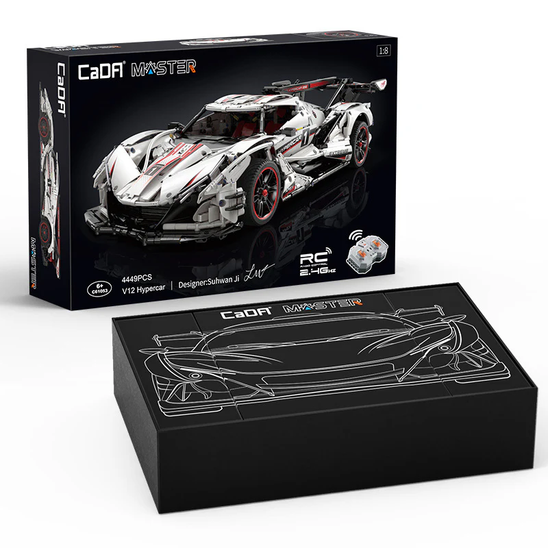 4449pcs Cada C61053 Helios Supercar Apollo IE 1:8（Dynamic version） - Image 5