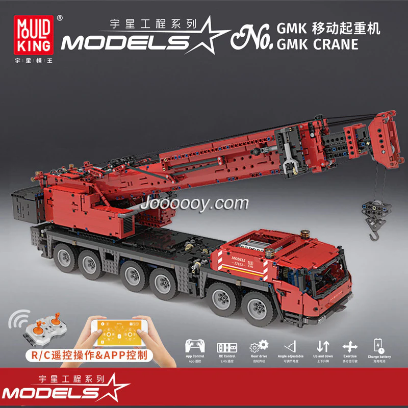 4460PCS MOULDKING 17013 Grove GMK Crane - Image 6