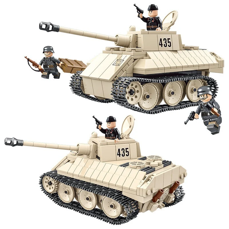 446PCS QUANGUAN 100101 VK 1602 Leopard Tank - Image 5