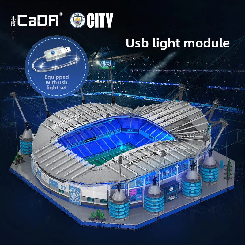 4473pcs CaDA C66022 Manchester City Football Club Etihad Stadium - Image 2
