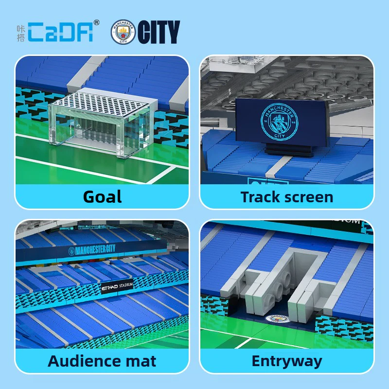 4473pcs CaDA C66022 Manchester City Football Club Etihad Stadium - Image 3