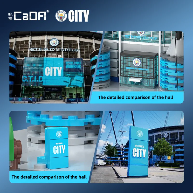 4473pcs CaDA C66022 Manchester City Football Club Etihad Stadium - Image 4