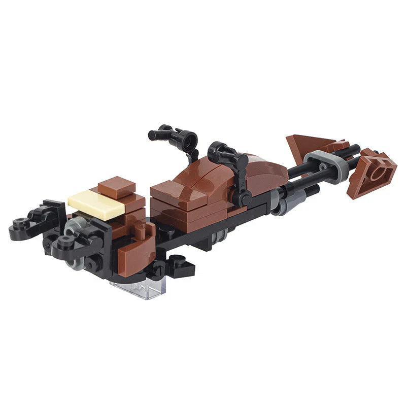 45+PCS MOC2009-A MOC2025 614-AvA Scout Trooper Speeder Bike The Mandalorian Flying Bike Tusken Raider Compatible Minifigure - Image 4