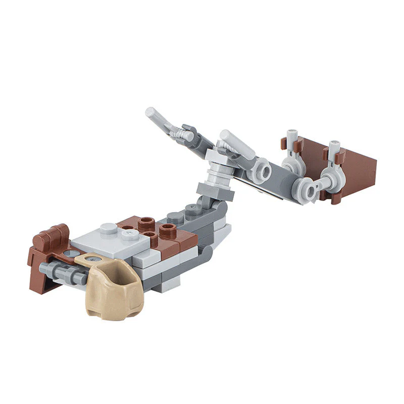 45+PCS MOC2009-A MOC2025 614-AvA Scout Trooper Speeder Bike The Mandalorian Flying Bike Tusken Raider Compatible Minifigure - Image 6