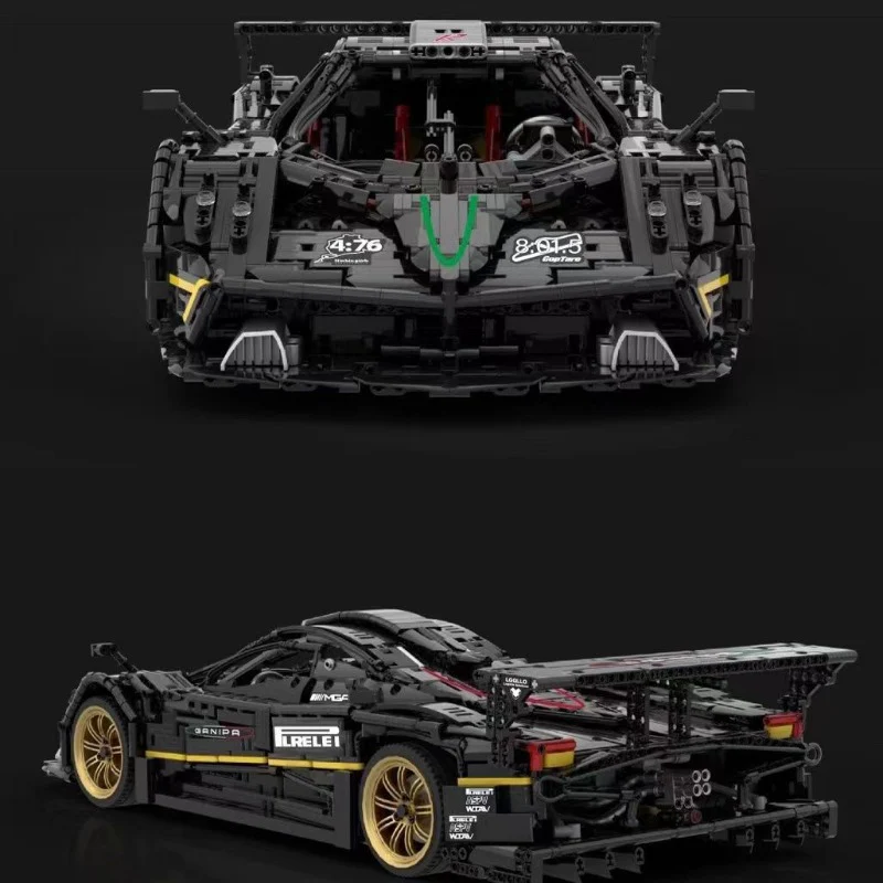 4500pcs X220907 pagani zonda r 1:8 static version - Image 2