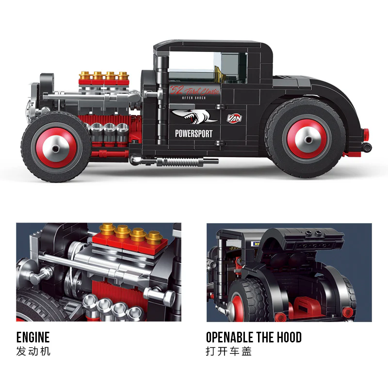 452PCS DECOOL KC013  2in1 FORD Vintage Car - Image 3
