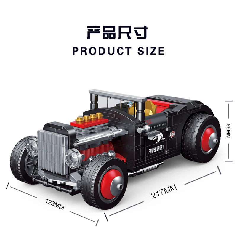 452PCS DECOOL KC013  2in1 FORD Vintage Car - Image 4