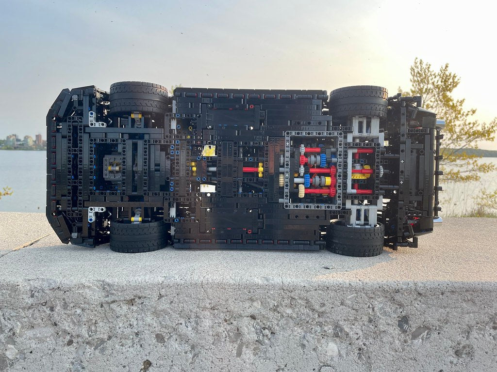 4549PCS MOC-150275 Audi Avant RS6 (Excluding Chrome Parts and Stickers) - Image 6