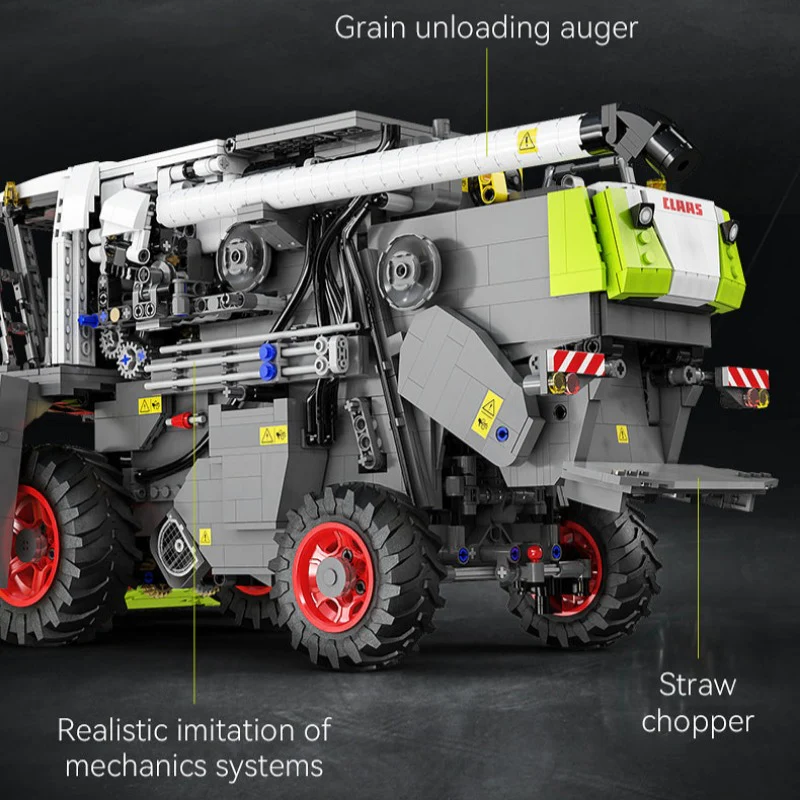 4567 pcs CaDA C61508 CLAAS Dominator 370 1:17 Dynamic version - Image 14