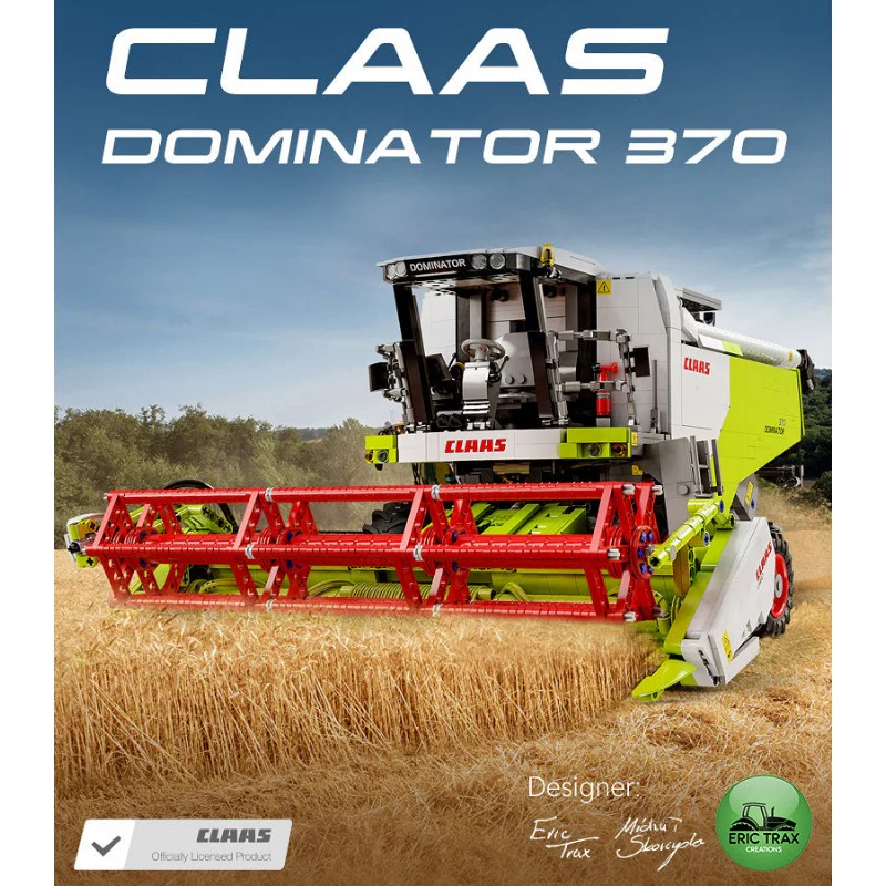 4567 pcs CaDA C61508 CLAAS Dominator 370 1:17 Dynamic version - Image 6