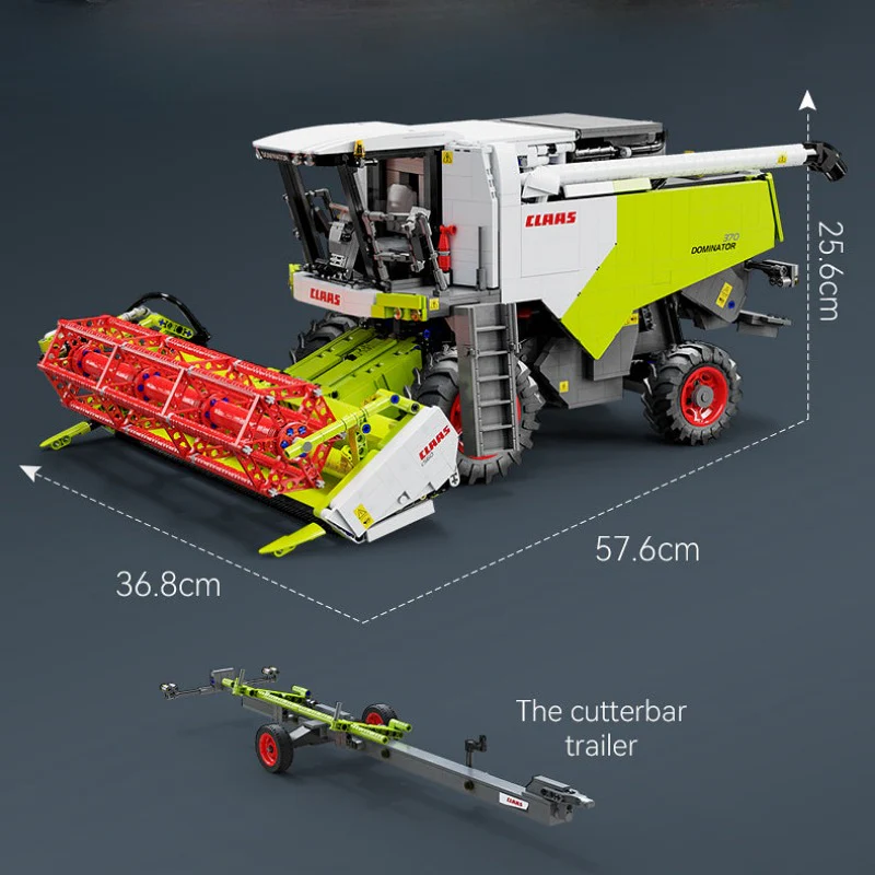 4567 pcs CaDA C61508 CLAAS Dominator 370 1:17 Dynamic version - Image 7