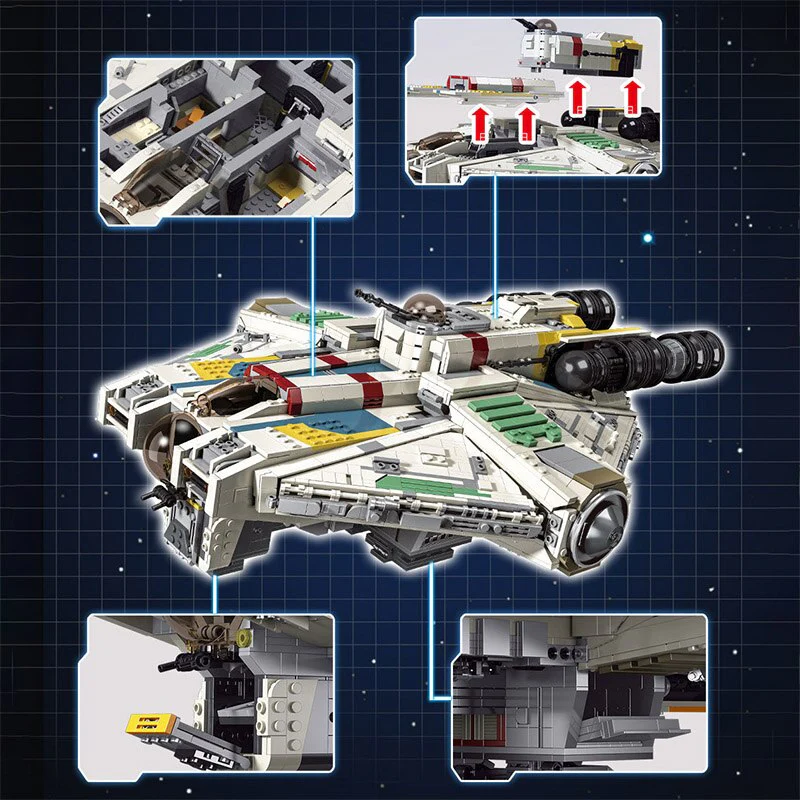 4577PCS Super 18K K110 Star Warship - Image 3