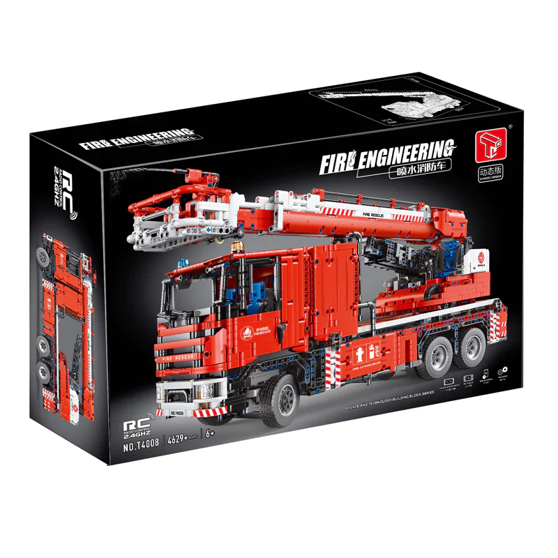 4629PCS TGL T4008 Fire Engineering 1:10 - Image 2