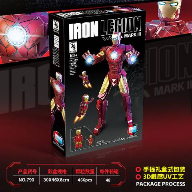 466 pcs 790 RENZAIMA Iron Legion Mark III - Image 2