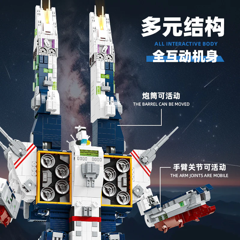 4682 pcs JIESTAR 58144 SDF-1 Macross - Image 3