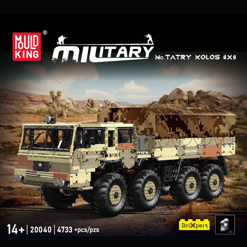 4733PCS Mouldking 20039-40 Tatry KOLOS 8x8 Dynamic Version - Image 7