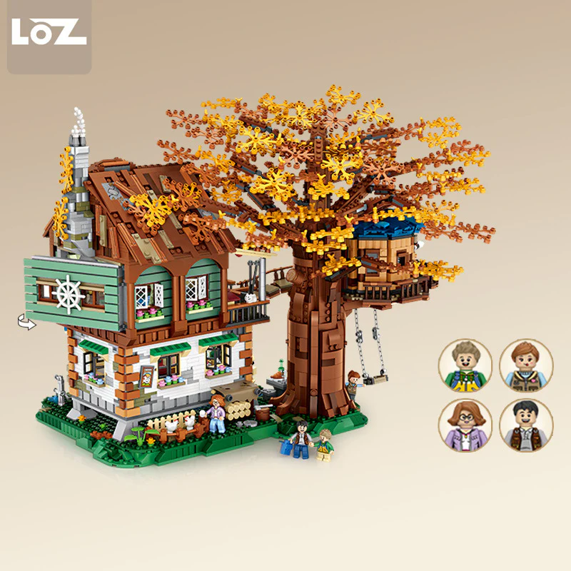 4761PCS LOZ 1033 Tree House(mini bricks) MINI Bricks - Image 3