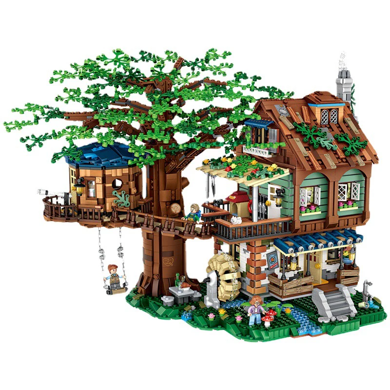 4761PCS LOZ 1033 Tree House(mini bricks) MINI Bricks - Image 6