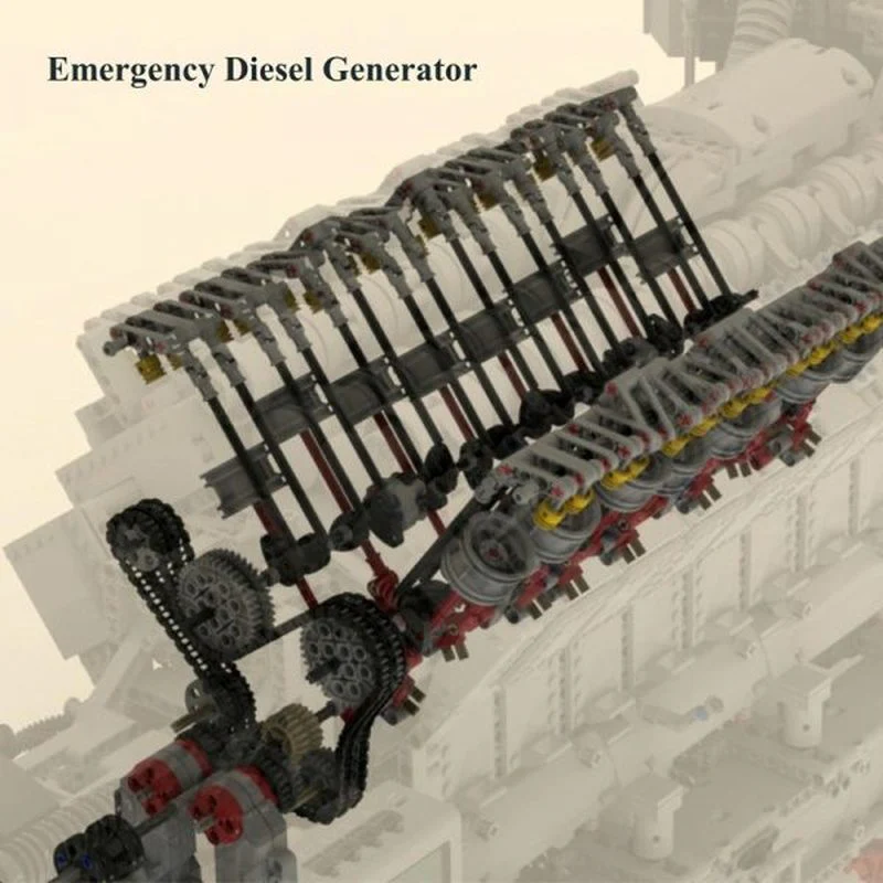 4777PCS MOC-73232 V16 Diesel Engine - Image 4