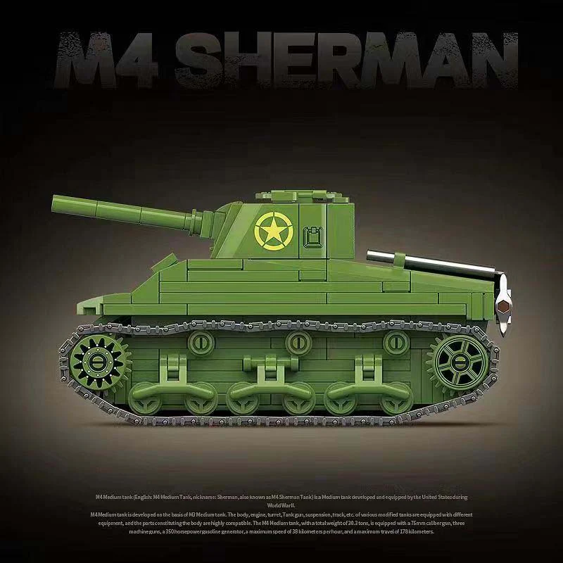 480 pcs QUANGUAN 100272 M4 Sherman - Image 2
