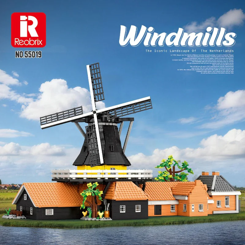 4801PCS Reobrix 55019 Dutch Windmill - Image 2