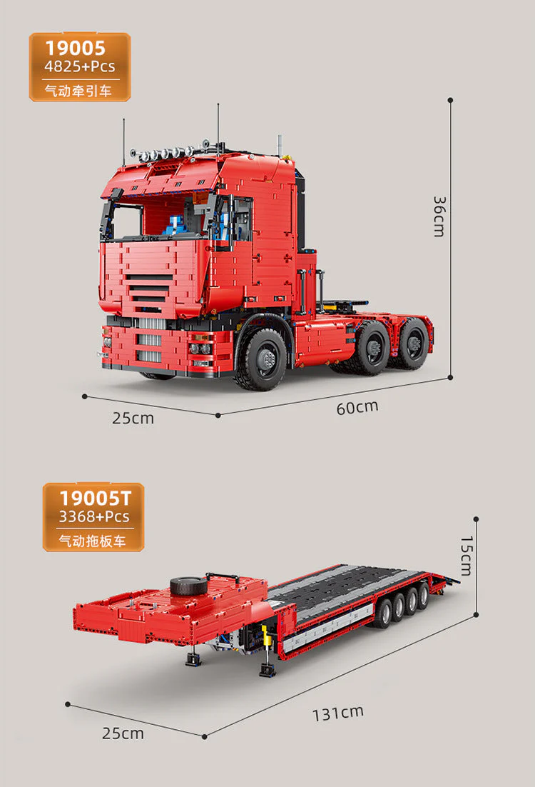 4825PCS MOULDKING 19005 19005T Tractor Truck - Image 6