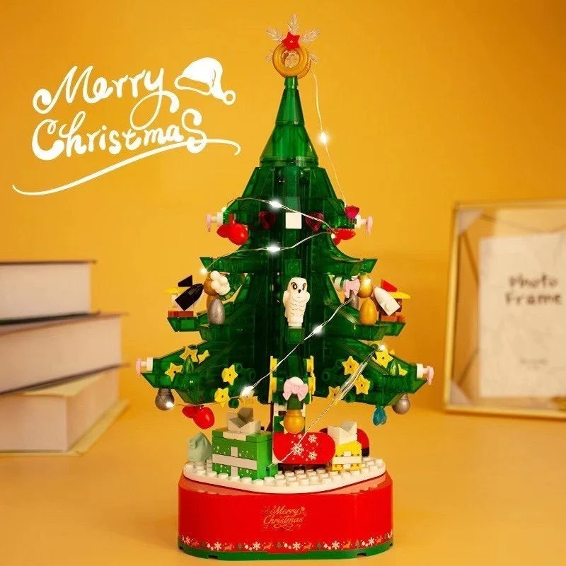 486PCS SEMBO 601097 Christmas tree music box - Image 4